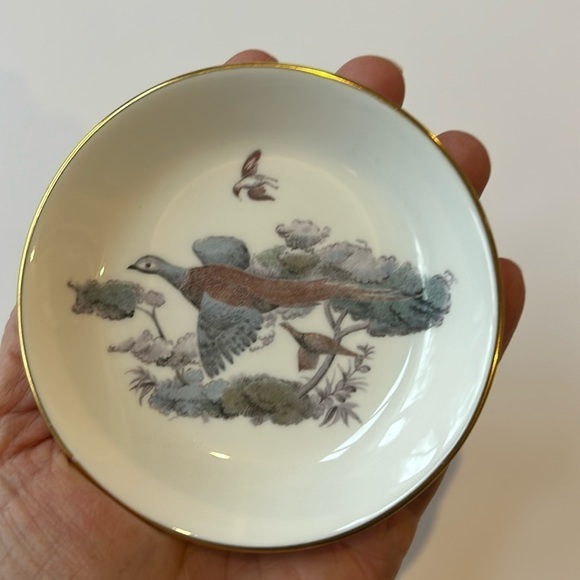 Royal Worcester Pheasant Bone China Trinket Dish - Picture 1 of 4